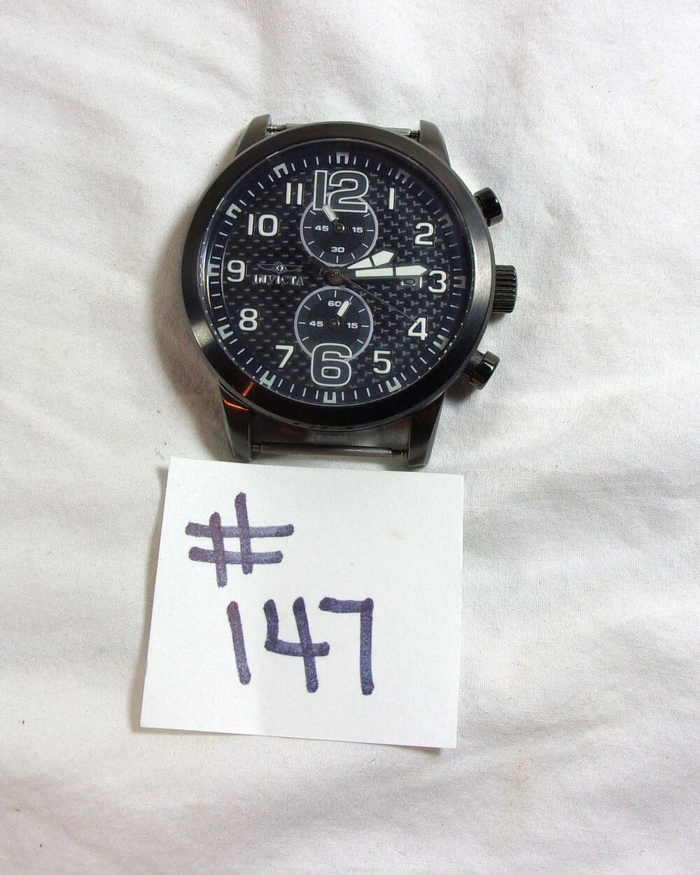 INVICTA MODEL WRISTWATCH-NO. 11243-WATCH ONLY, NO BAND-RUNS-PARTS OR REPAIR